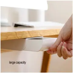 GENERICO - Cajón Organizador Oculto Adhesivo Para Mesa Escritorio