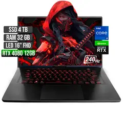 ASUS - ROG ZEPHYRUS INTEL CORE I9-13900H RTX 4080 12GB SSD 4TB RAM 32GB LED 16" FHD 240Hz