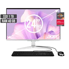 ACER - TODO EN UNO AMD RYZEN 5-5500U SSD 1TB RAM 40GB LED 24 FHD