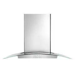 WHIRLPOOL - Campana Extractora 91 cm Isla WVI75UC6DS Gris