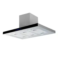 CHALLENGER - Campana Extractora 90 cm Isla CX-4993 Gris