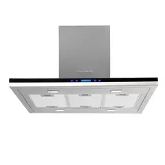 CHALLENGER - Campana Extactora 90 cm Isla CX 4990 Gris