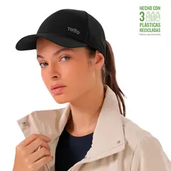 TOTTO - Gorra Beisbolera Tanger con Filtro UV Negra