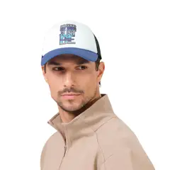 TOTTO - Gorra Camionera Atlasy color Blanca/Azul