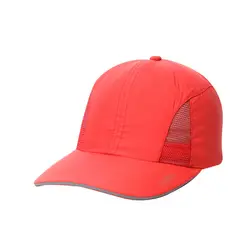 TOTTO - Gorra Beisbolera Ciclyng con Filtro UV Roja
