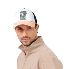 TOTTO - Gorra Camionera Atlasy color Blanca/Rosada