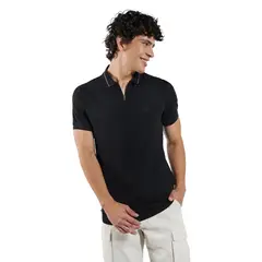 TOTTO - Camisa Polo Zugery Negra Hombre
