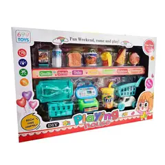 GENERICO - Alimentos De Juguete Niños Didacticos Supermercado Carrito