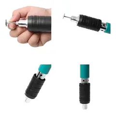 GENERICO - Kit Pistola Clavos Acero Hormigón Herramienta Sujeción Pared