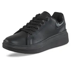 CROYDON - Tenis Urbanos Siena Negro-Negro para Mujer