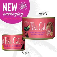 CATLIKE - Alimento Tiki Cat Caballa Y Sardinas En Sopa De Calamar 80g