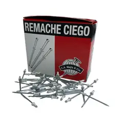 GENERICO - Caja Remache Ciego 4 - 2 (1/8- 1/4) Blanco X500