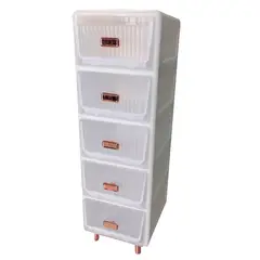 GENERICO - Organizador Plastico De 5 Cajones