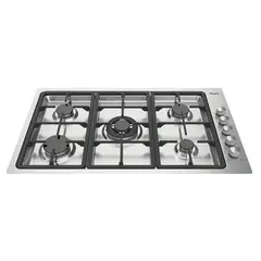 WHIRLPOOL - Estufa 86 cm 5 Puestos Gas Propano WP3550S Gris