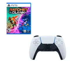 PLAYSTATION - Control 5 Blanco Con Juego Ratchet & Clank Ps5