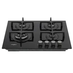 WHIRLPOOL - Estufa 59 cm 4 Puestos Gas Natural 220V GOA6423NB