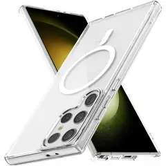 SPACE - Estuche Acrilico Pro Magsafe Compatible con Samsung S23 Ultra