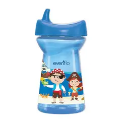 EVENFLO - Vaso Entrenador Boquilla Dura 10onzas Fantasia Azul -Evenflo