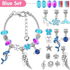 GENERICO - Set Para Hacer Manillas Pulseras Para Niñas con Dijes