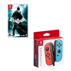 NINTENDO SWITCH - Control Joy-con Neon Con Juego Batman Arkham Collection