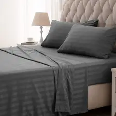 GENERICO - Juego de Sábanas para Cama Sencilla Confort y Suavidad Color Gris