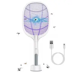 HOME - Raqueta y lampara de mesa mata mosquitos Recargable