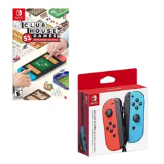 NINTENDO SWITCH - Control Joy-con Neon Con Juego 51 Games Word Switch