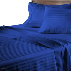 GENERICO - Juego de Sábanas para Cama King Confort y Suavidad Color Azul