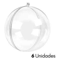 GENERICO - Esfera En Acrilico - Diámetro 8 Cm - X6 Unidades