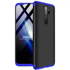 GENERICO - Funda Carcasa Estuche Protector Para Redmi note 8 pro Negro Azul
