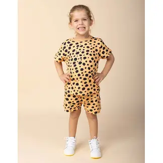 DOSOJOS - Conjunto estampado animal print de camiseta y short en algodón peruano