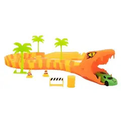 GENERICO - Pista De Carros Cobra Snake Devorador Gran Escape Juguete