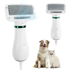 JAYSTORE - Cepillo Secador De Pelo Para Mascotas Peine Perro Gatos 2en1