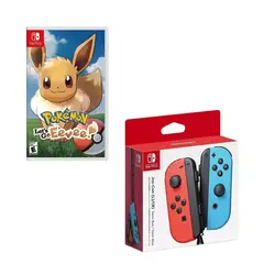 NINTENDO - Control Switch Joy-con Neon Con Juego Pokemon Eevee