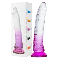 GENERICO - Dildo Consolador Pene Adam Juguete Sexual Adherente 20cm Morado
