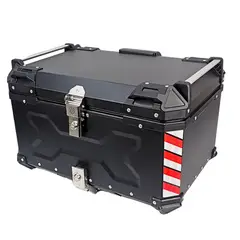 GENERAL - BAÚL ALUMINIO METALWOLF 65 LT CON ESPALDAR Y BASE