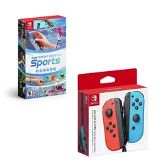 NINTENDO SWITCH - Control Joy-con Neon Con Juego Sports