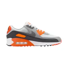 NIKE - Tenis Air Max 90-Gris/Naranja