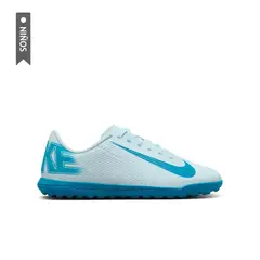 NIKE - Zapatillas Turf Jr Vapor 16 Club Niño-Azul