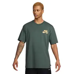 NIKE - Camiseta Sb T Shirt-Verde/Dorado