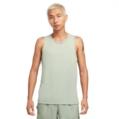 NIKE - Camiseta Esqueleto Miler Tank-Verde Oliva