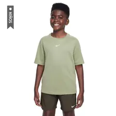 NIKE - Camiseta Multi Short Sleeve Top Niño-Verde