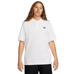 NIKE - Camiseta Polo Pique Shortsleeve-Blanco