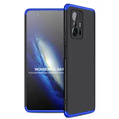 GENERICO - Funda Carcasa Estuche Protector Para Xiaomi 11T - 11T PRO Negro Azul