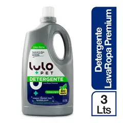 LULOPET - Detergente Premium Lava Ropa Para Mascotas 3Lt