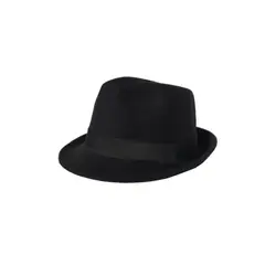 SIN ETIQUETAS - Sombrero Fedora En Paño Talla Ajustable Ala Corta