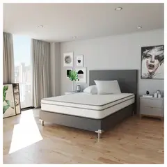 KAIU HOME - Combo Grey King Base+Colchon+Cabecero+Almohad 200x200