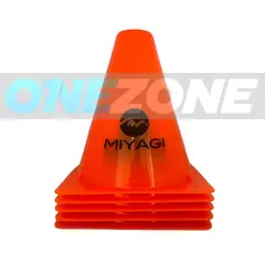 MIYAGI - Cono Training X5 Polietileno 15cm - M86056 Naranja