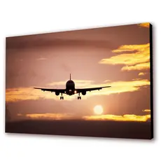 ART INDUSTRY - Cuadro 50x30cms Decorativo Avion 3