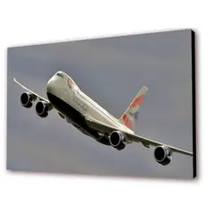 ART INDUSTRY - Cuadro 50x30cms Decorativo Avion 5